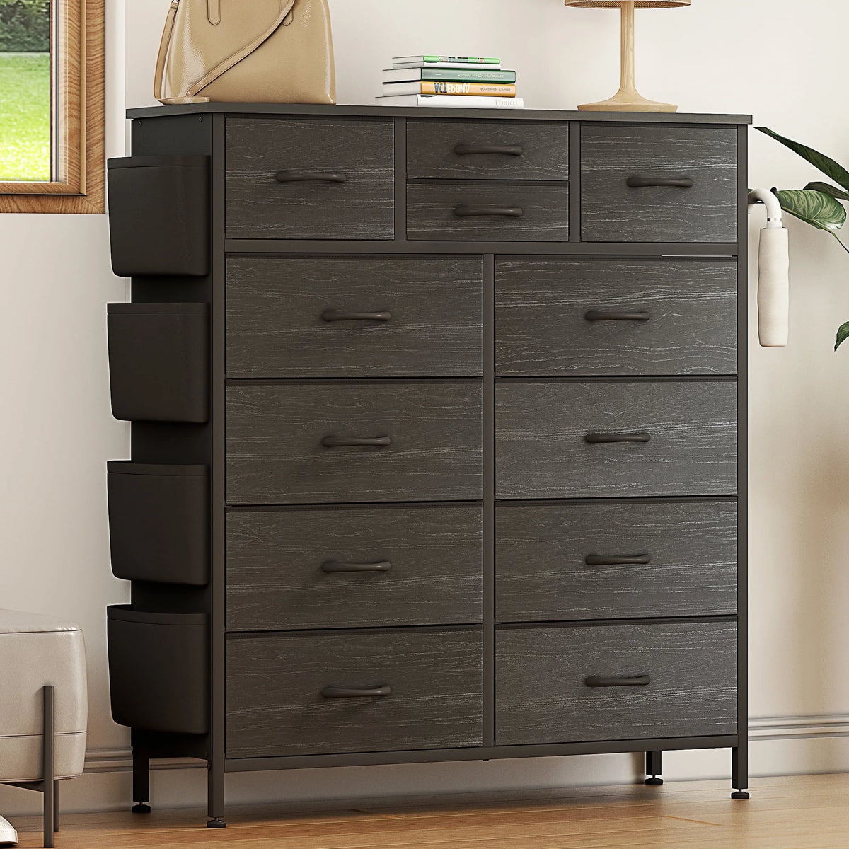 12 Drawer Fabric Dresser U655