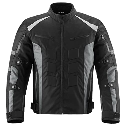 Motorcycle Jacket with CE Armor Water Resistant Textile C283891