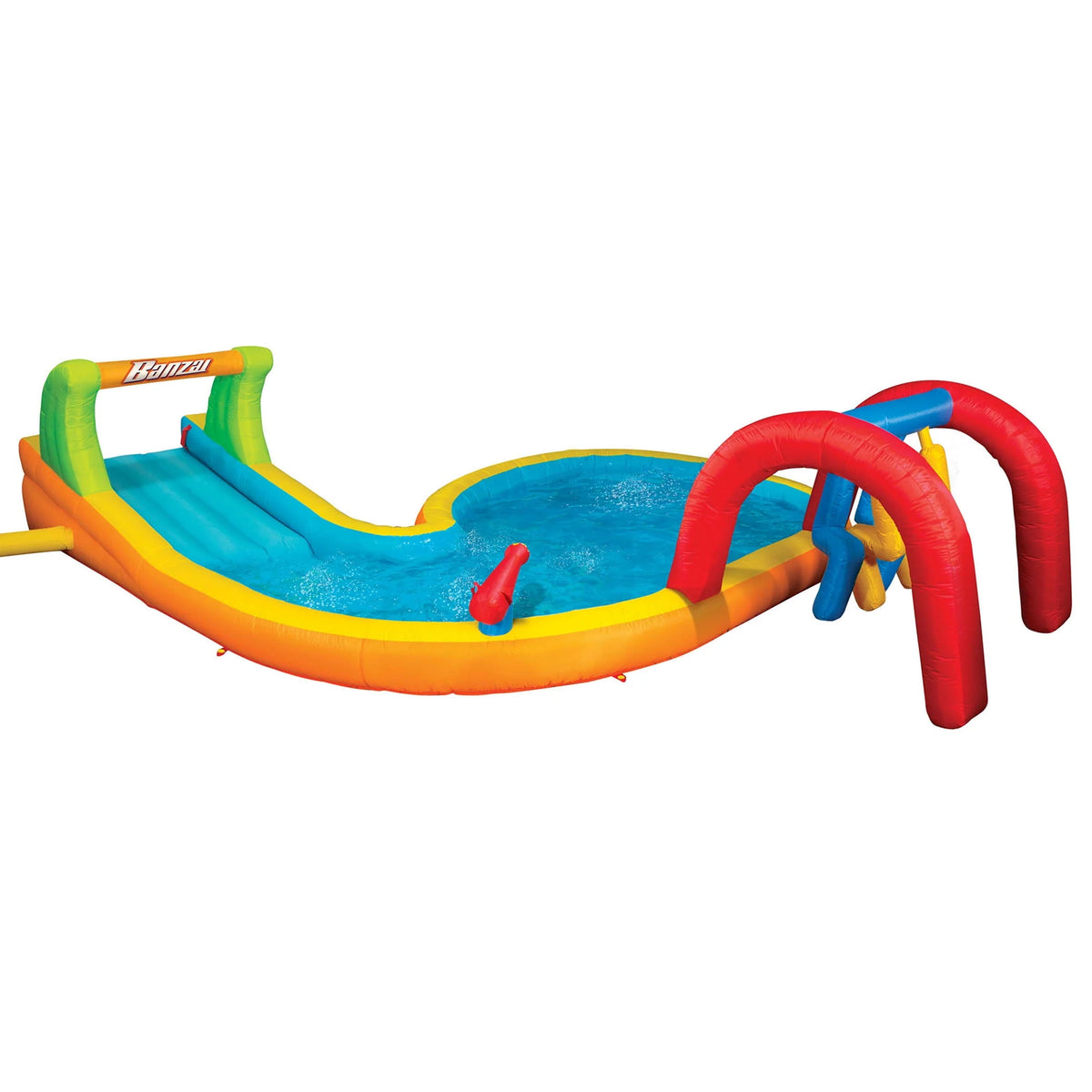Water Park with Water Blasting Cannon & Pillars A494367