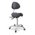 Royal Blue Ergonomic Split Seat Saddle Stool L48738