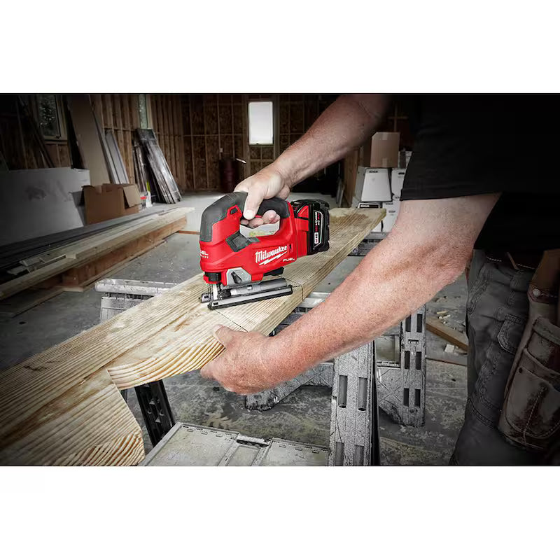 18-Volt Lithium-Ion Brushless Cordless Jig Saw with 5.0 Ah Battery Y108