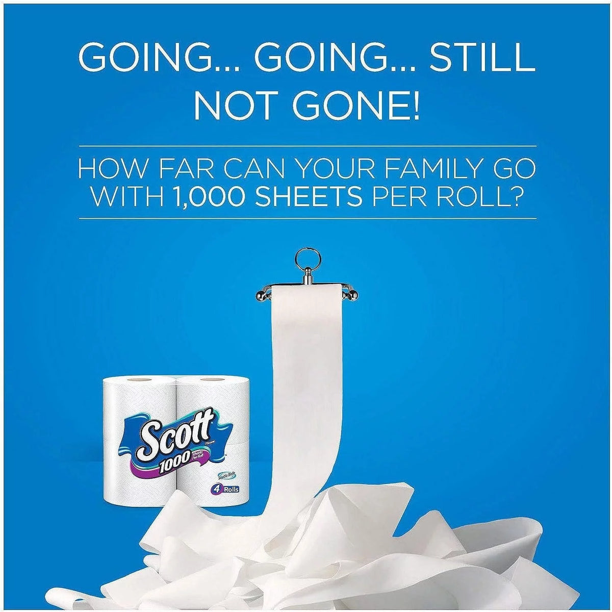 Bath Tissue 1000 Sheets 45 Rolls O767