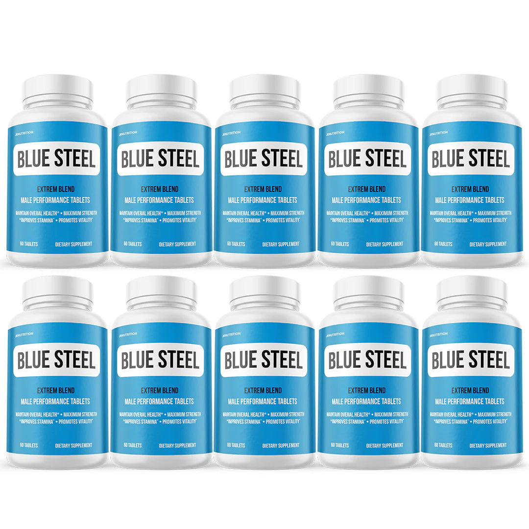 Blue Steel Male Health Tablets 10 Bottles Y7594