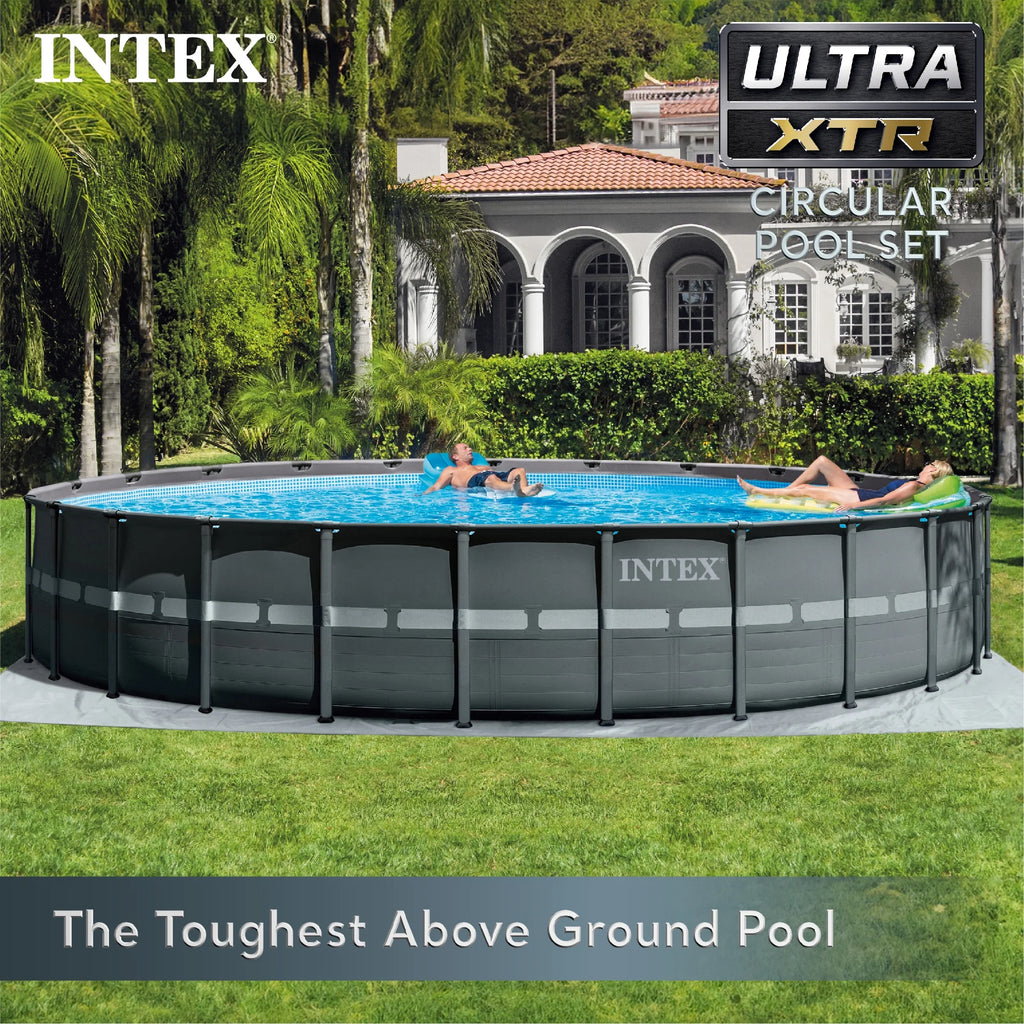 18Ft x 52In Above Ground Swimming Pool Set with Pump X947678