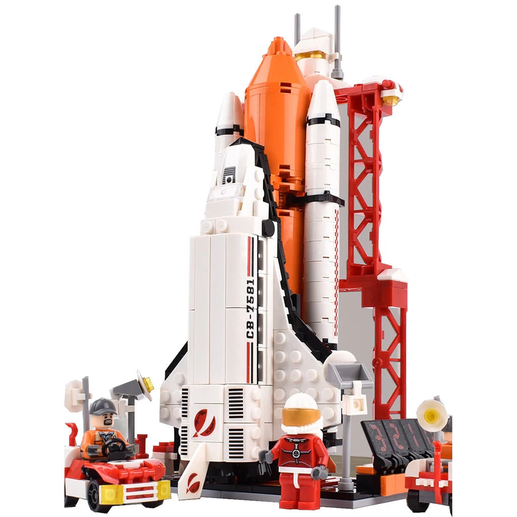Architecture Building Blocks Model Space Astronaut Figures STEM Toys I9434